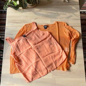 Eileen Fisher Silk Tank and Sweater